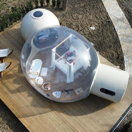 Bubble Room Puglia Villa Bautier Bubblenights Чериньола Экстерьер фото