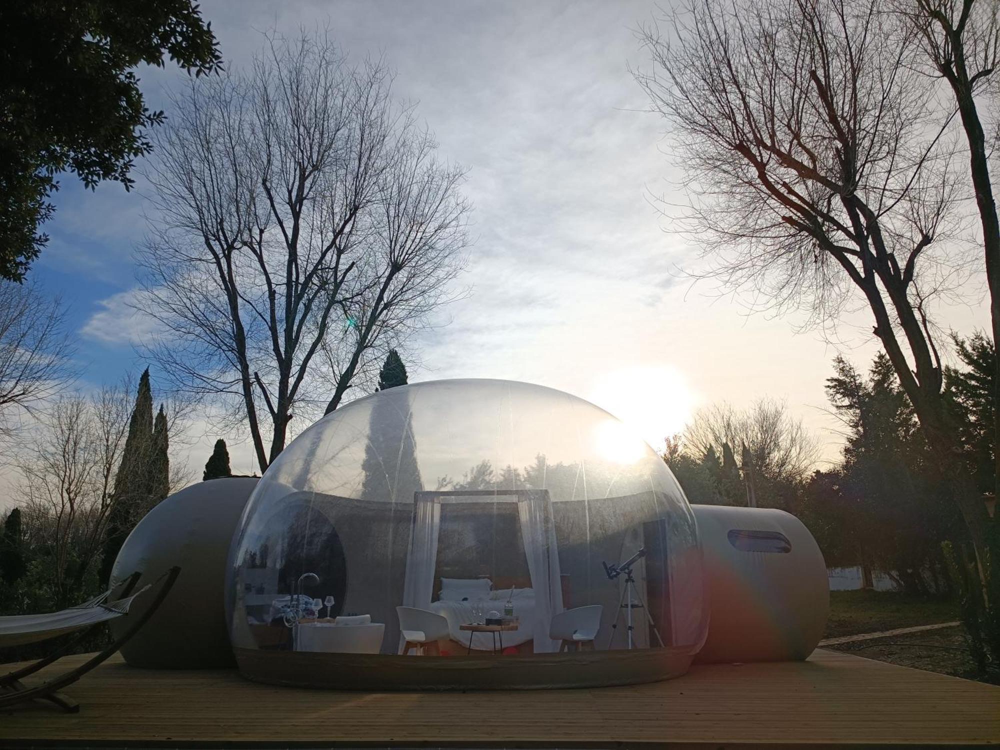 Bubble Room Puglia Villa Bautier Bubblenights Чериньола Экстерьер фото